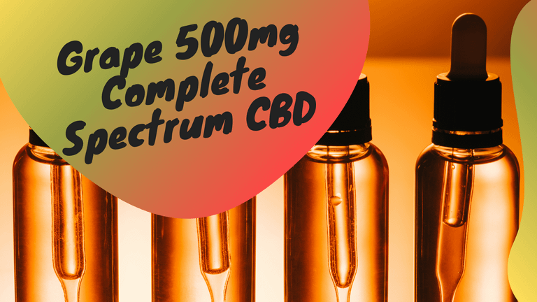 Organic and lab tested Complete Spectrum CBD