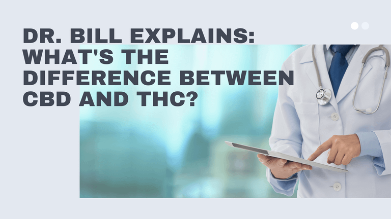 Dr. Bill Explains: What’s the difference between CBD and THC?