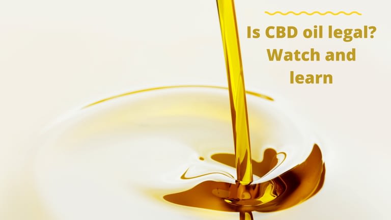 Is CBD oil legal? Watch and leran