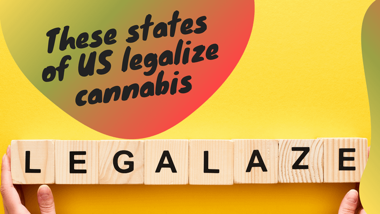 These states of US legalize cannabis