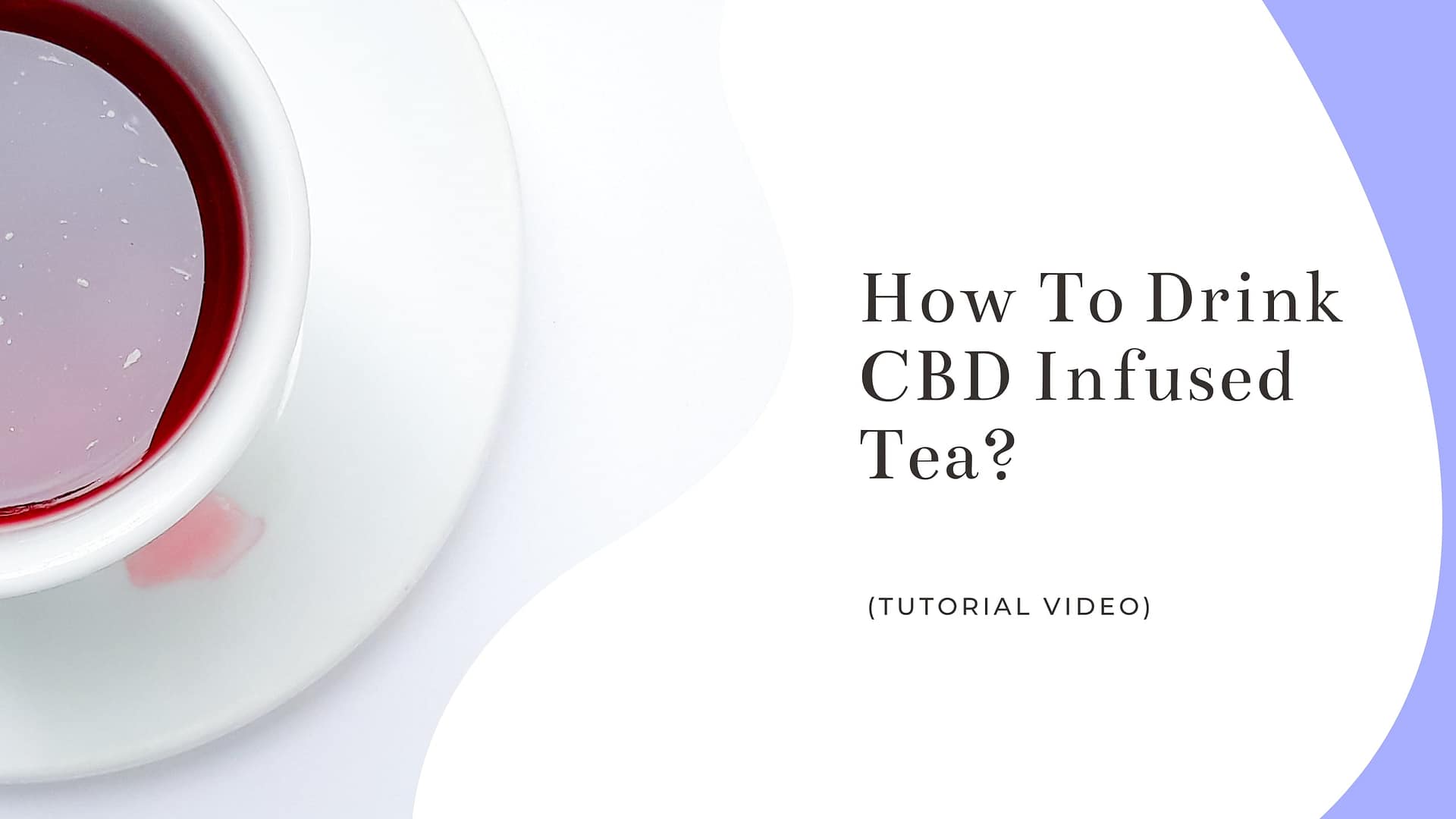 How to prepare HEMP TEA? (1 min video)