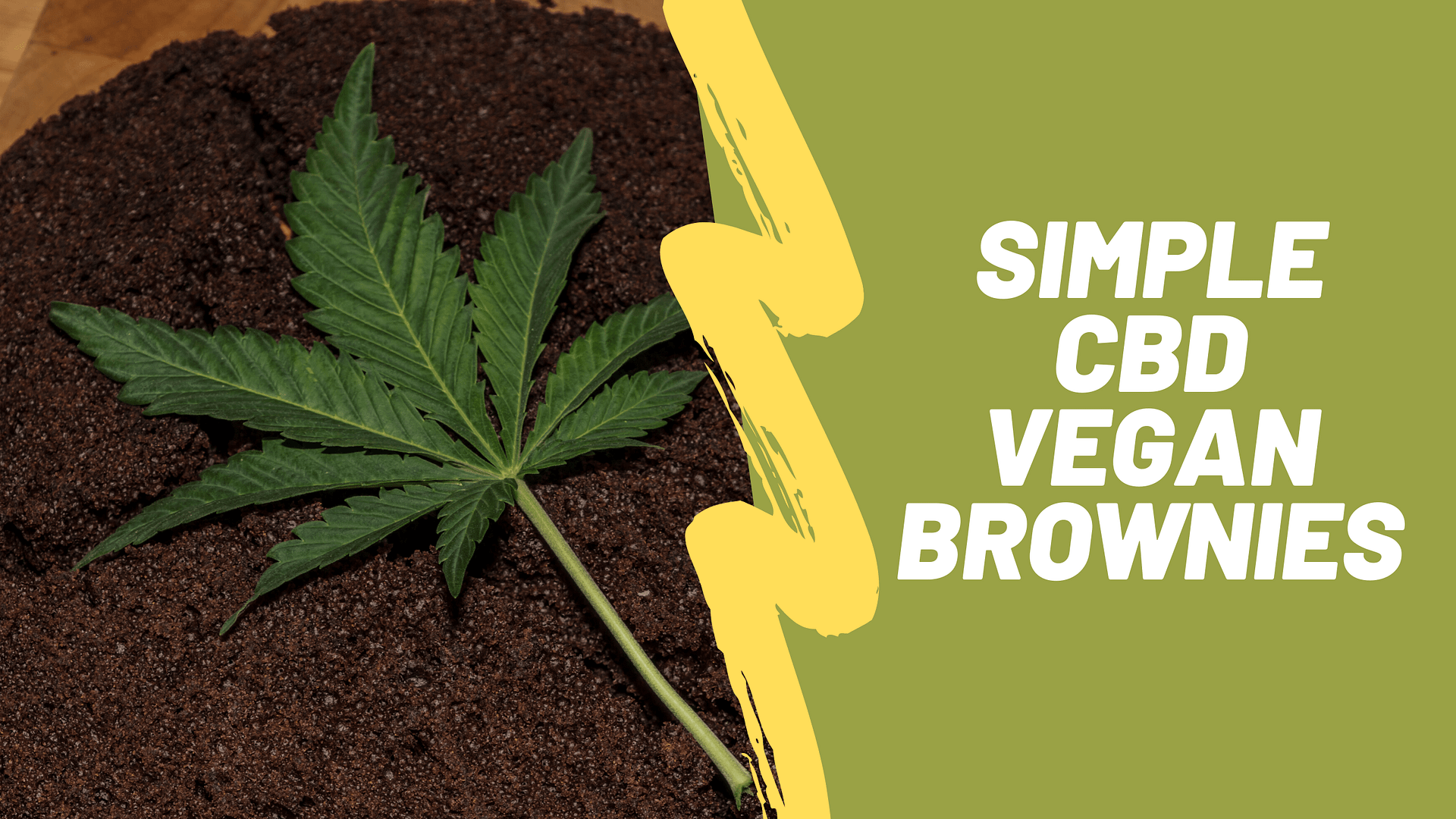 SIMPLE CBD VEGAN BROWNIES